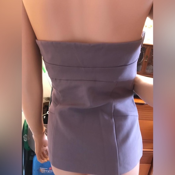 Compagnia Italiana strapless bustier/corset in lilac and beige color. NWT sz 4 - Picture 4 of 13